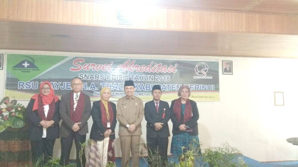 Tim KARS RI, Lakukan Survei Akreditasi RSU Mayjen HA Thalib Kerinci