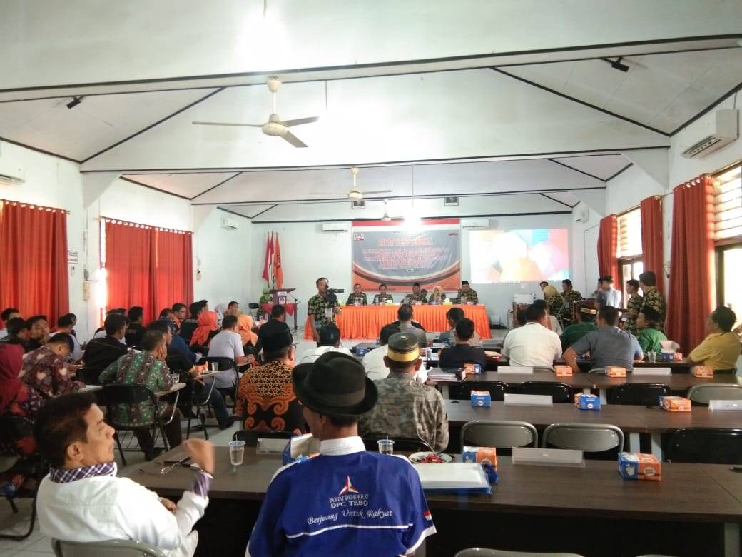 Rapat Pleno Penghitungan Suara Hasil Pemilu 2019 Tingkat Kabupaten Tebo Masih Berlangsung