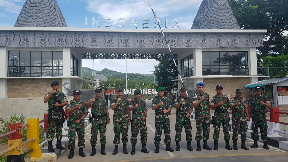 Danrem 042/Gapu Tinjau Perbatasan RI-Timor Leste