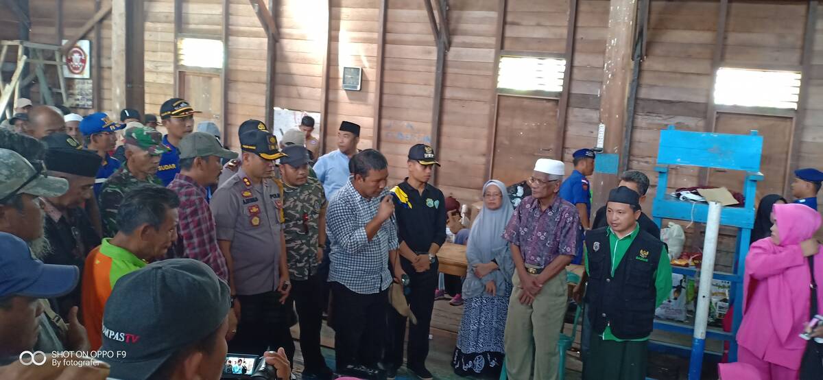 Pemkab Tanjabtim Berupaya Korban Kebakaran di Mendahara Mendapat Bantuan Dari Pusat
