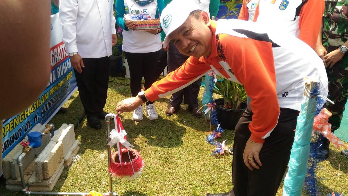 Bupati Launching 1.506 Pemasangan Gratis Untuk MBR