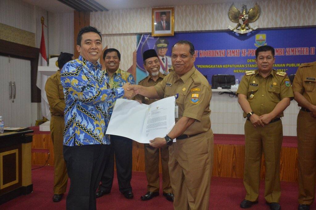 Survei Ombudsman, Pemprov Jambi Raih Zona Hijau Pelayanan Publik