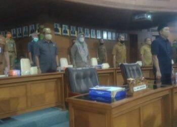 DPRD Muaro Jambi Gelar Rapat Paripurna Mendengarkan Jawaban Bupati Atas LKPJ 2019