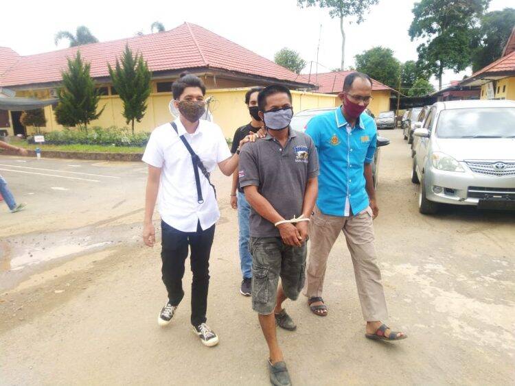 Sembunyi Dalam Kubangan, Bandar Sabu di Sabak Ini Dibekuk Petugas
