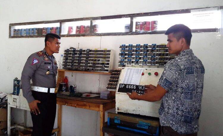 Samsat Tanjab Timur Tak Bisa Cetak Plat