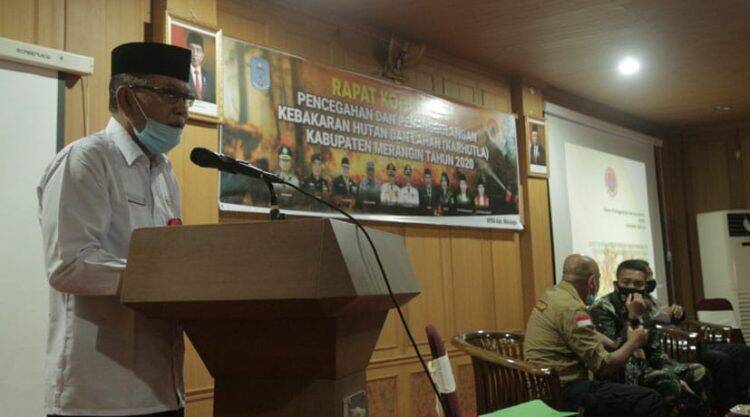 Rakor Karhutla, Sekda Merangin Ajak Masyarakat Jaga Hutan