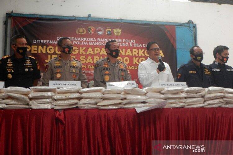 Sabu 200 Kilo Diselundupkan Dalam Karung Jagung, Pelaku Dijerat Hukum Mati