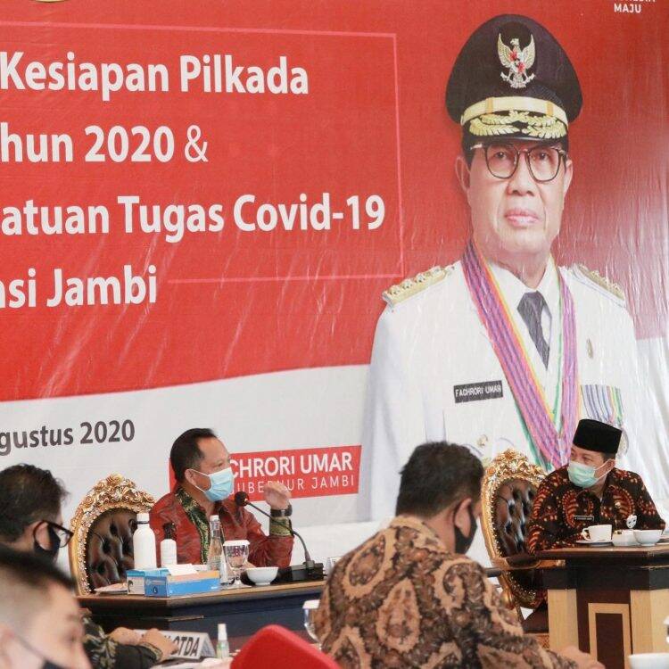 Di Depan Tito, Fachrori Tegaskan Jambi Siap Laksanakan Pilkada