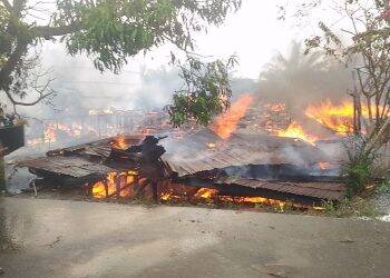 55 Korban Kebakaran di Mendahara Kehilangan Tempat Tinggal