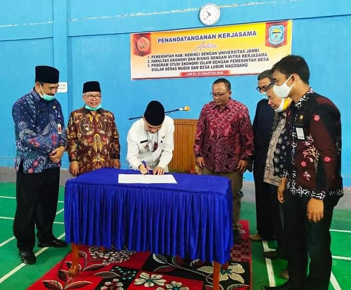 Pemkab- Unja Sepakat Kembangkan Perekonomian Kerinci