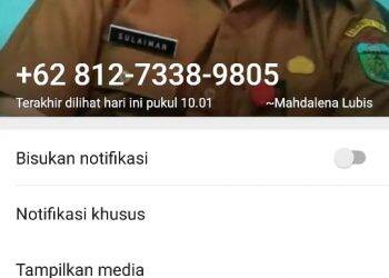 Catut Nama Kepala BPBD Tebo, Pegawai Tekor Pulsa Rp100 Ribu