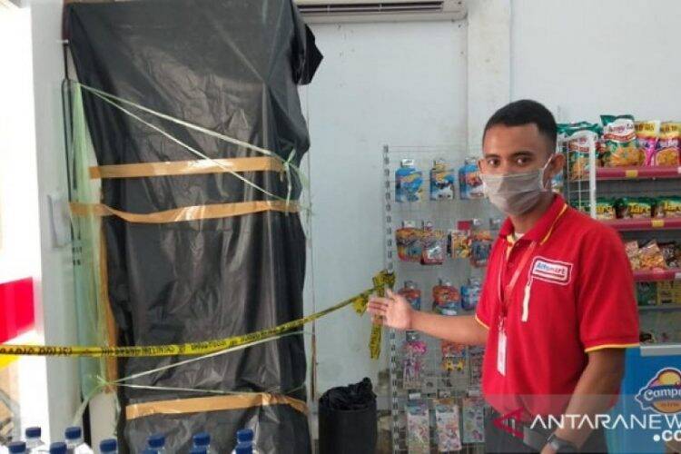 Aksi Komplotan Berlangsung Cepat, Gasak Isi ATM dan Toko Alfamart Telanaipura