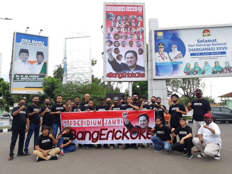 Aksi Nyata Presidium #BangErickOke Berikan Semangat Kantor BUMN di Jambi