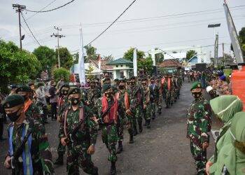 Tiba di Jambi, Ratusan Prajurit TNI Langsung Dikarantina 14 Hari