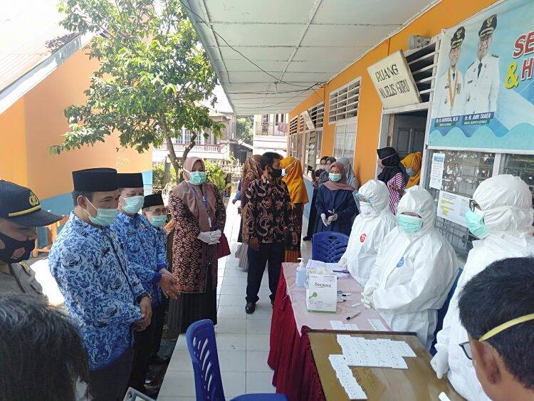 Berawal dari Kepsek Kerinci Positif, Rapid Seluruh Guru dan Siswa, Satu Reaktif