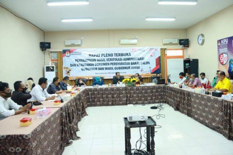 KPU Tetapkan Pemilih Sementara Pilkada Jambi