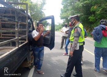 Polisi dan Satpol PP Muaro Jambi Gelar Operasi Yustisi