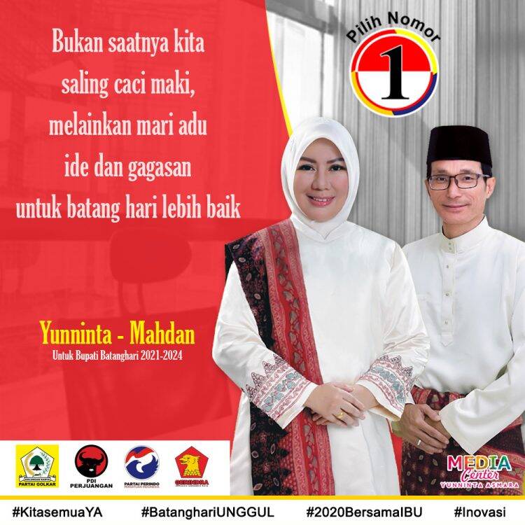 Paslon Bupati Yuninta – Mahdan Pegang Nomor Urut 1