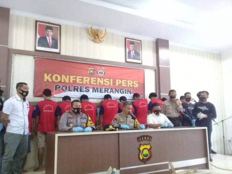 Selama Dua Pekan, Polisi Merangin Tangkap 12 Pelaku PETI