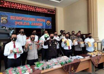 41 Kilogram Sabu asal Malaysia Gagal Beredar di Jambi, Satu Pelaku Roboh Ditembak