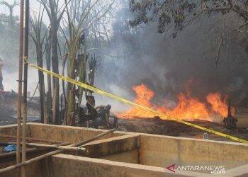 Gudang Minyak di Kota Jambi Habis Terbakar