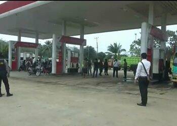 Salah satu SPBU yang berada di Kabupaten Tebo. Foto: Ardi