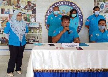 Ekspos perkara panangkapan pelaku pengedar Narkoba. Foto: Hifni