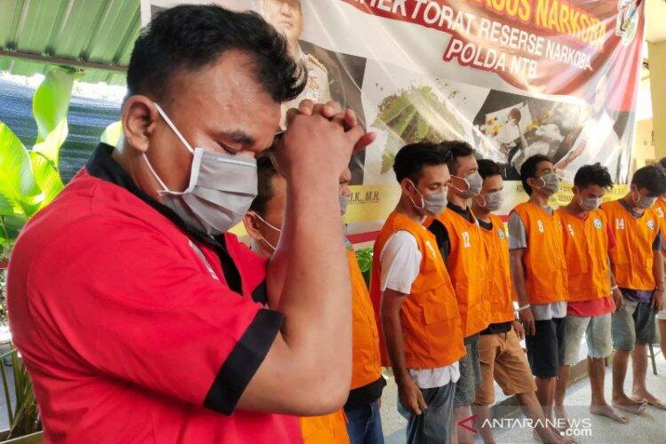 Ekspos perkara di Mapolda NTB. Foto: Istimewa