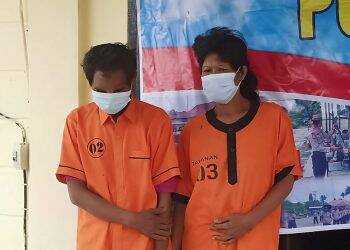 Pelaku Ajak Istrinya Cabuli Korban Secara Bergiliran