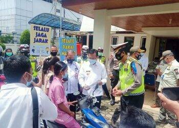 Disayangkan, Pengendara di Jambi Tak Pakai Helm dan Masker