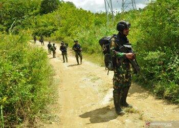 Aparat TNI berada di Sulawesi Tengah memburu Ali Kalora. Foto: Istimewa