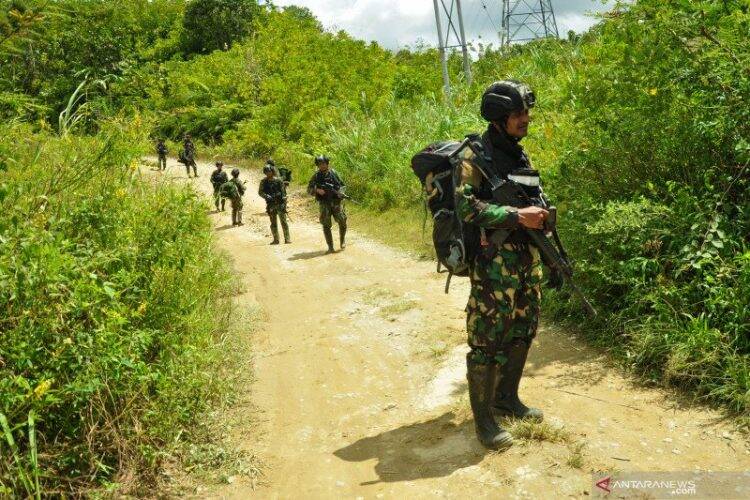Aparat TNI berada di Sulawesi Tengah memburu Ali Kalora. Foto: Istimewa