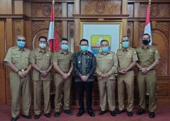Enam eks Pejabat Pemprov Jambi yang dicopot Gubernur Jambi, Fachrori Umar memenuhi pemanggilan Pjs Gubernur Jambi, Restuardy Daud.