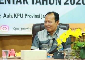 Ketua KPU Provinsi Jambi M Subhan. KPU Provinsi Jambi