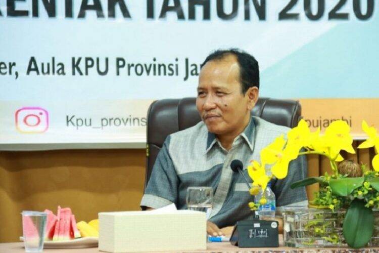 Ketua KPU Provinsi Jambi M Subhan. KPU Provinsi Jambi
