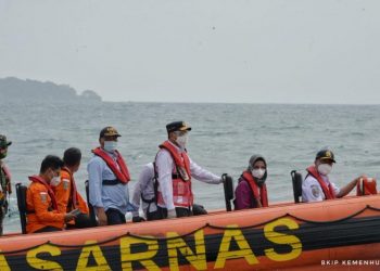 Kunjungi Jatuhnya Sriwijaya Air, Menhub: Instruksi Pak Presiden Temukan Kotak Hitam
