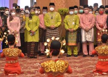 Pj Gubernur Hadiri Peringatan HUT Kota Jambi