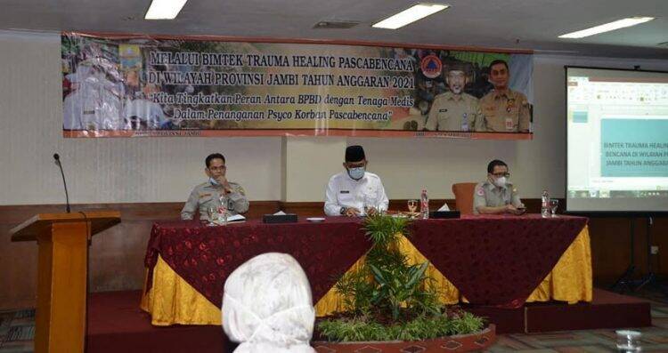 Sudirman Buka Bimtek Trauma Healing Pasca Bencana