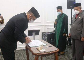 Sudirman Lantik Pejabat Fungsional Pemprov Jambi