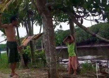 Ayah di Sabak Barat Lempar Anak Kandung Sendiri ke Dalam Sungai