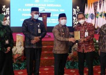 Gubernur Jambi Tandatangani Nota Kesepahaman dengan Pimpinan BSI