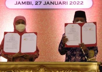 Sah, Jambi dan Jatim Tandatangani MoU Misi Dagang dan Investasi