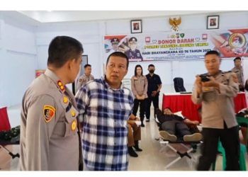 Romi Apresiasi Kegiatan Donor Darah HUT Bhayangkara
