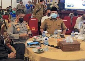 Wabup Tanjabtim Ikuti Sosialisasi Perpres 87 Tentang Saber Pungli
