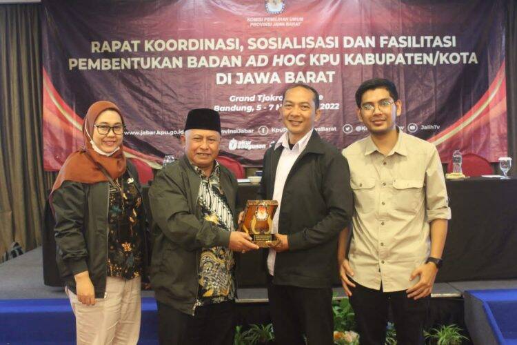 Rakor KPU Jabar, JMSI Paparkan Strategi Pembentukan Badan Ad Hoc Melalui Media Siber dan Sosial