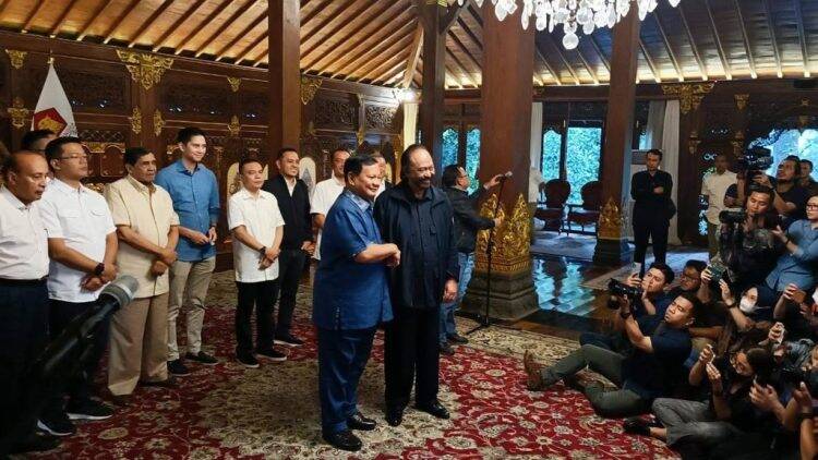 Prabowo Jamu Surya Paloh Menggugah Hati Kader NasDem