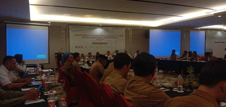 Kantor Bahasa Gelar Raker Bareng Pemangku Kepentingan di Jambi
