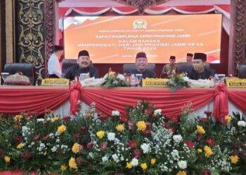 Pimpin Paripurna HUT Jambi, Edi Purwanto: Semoga Semakin Jaya