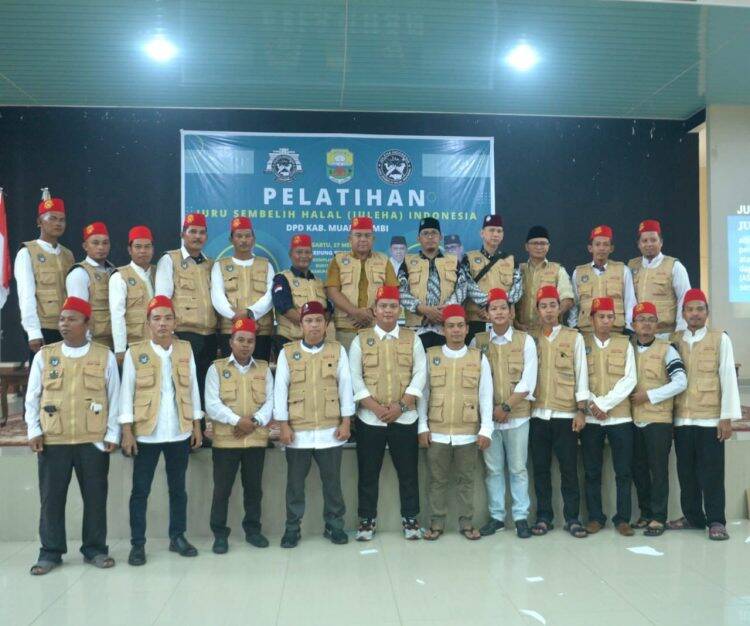 Pelatihan Juru Sembelih Halal Indonesia DPD kabupaten Muaro Jambi