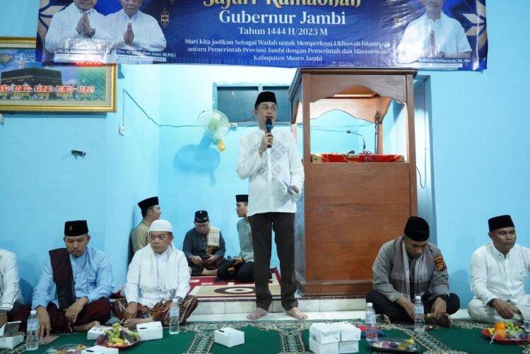 Penjabat Bupati Muaro Jambi Dampingi Gubernur Jambi Safari Ramadhan
